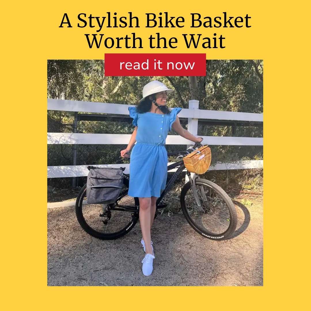 The Half Circle Bamboo Bike Bag: A Stylish Bike Basket Worth the Wait