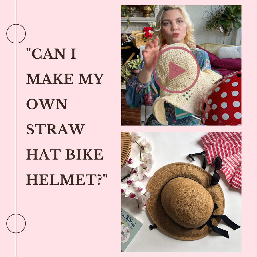Can I make my own straw hat helmet?