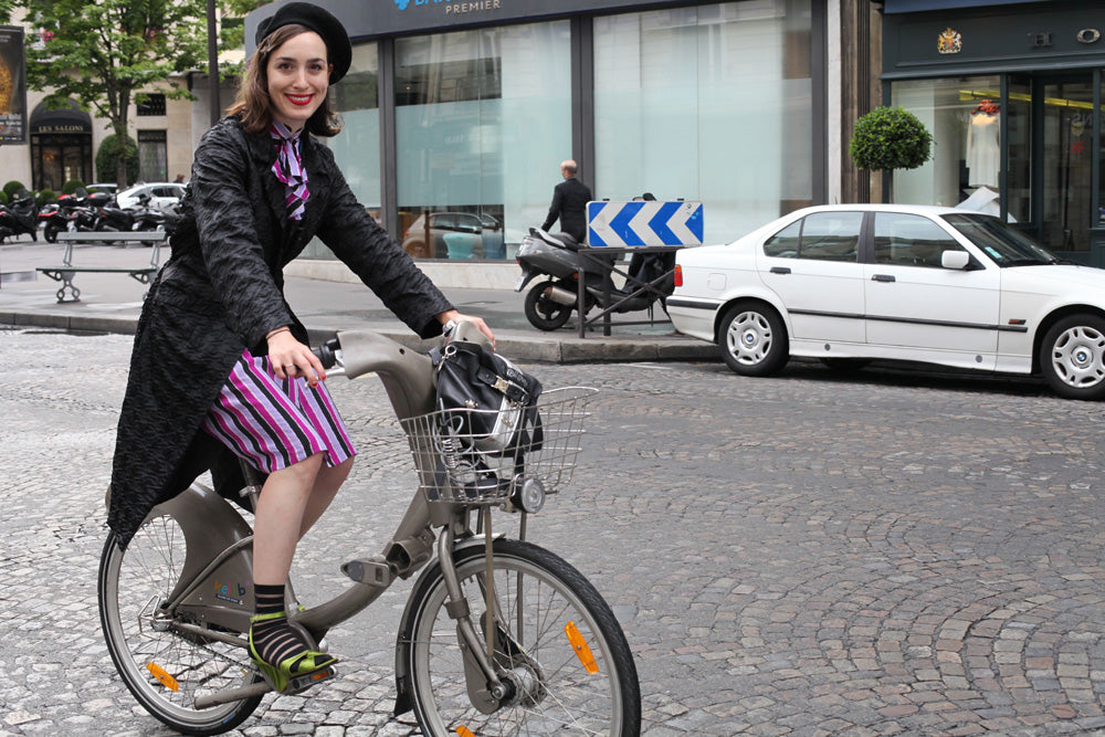Bike Paris: Dressing from the Pedals up with Ozone Socks