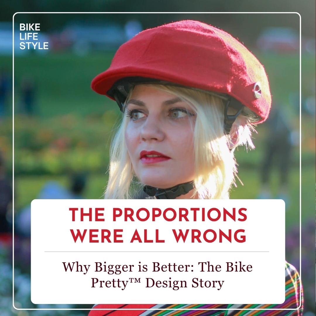 Why Bigger Is Better: The Design Story Behind the Bike Pretty™ Straw Hat Helmet Covers