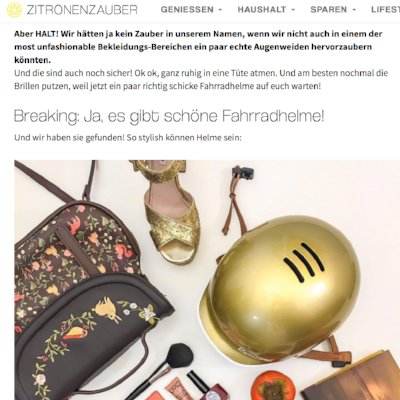 Bike Pretty Featured on German Blog Zitronenzauber