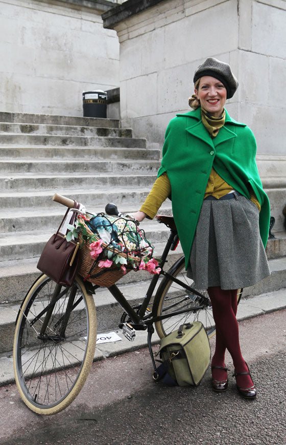 Kelly Green Perfection At The London Tweed Run 2013