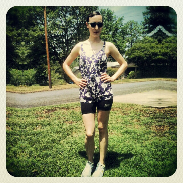 Kelly Style: A Fifties Romper Gets A Cycling Update