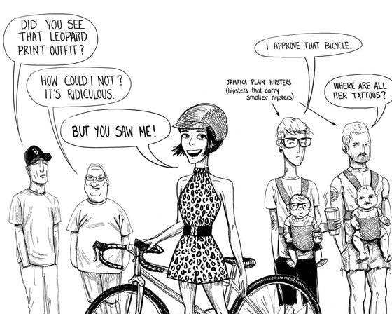 Leopard Print Cycle Chic