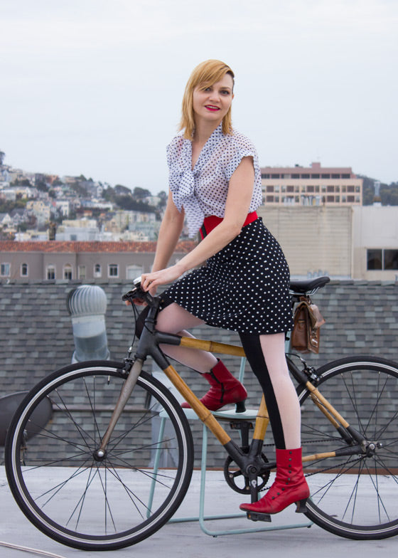 Outfit of the Day: Black & White Polka Dot