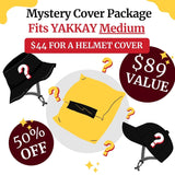 Get your hands on a YAKKAY mystery cover package that includes a helmet cover (normally $89) for only $44! Size M