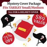 Get your hands on a YAKKAY mystery cover package that includes a helmet cover (normally $89) for only $44! Size S/M