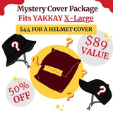 Get your hands on a YAKKAY mystery cover package that includes a helmet cover (normally $89) for only $44! Size XL