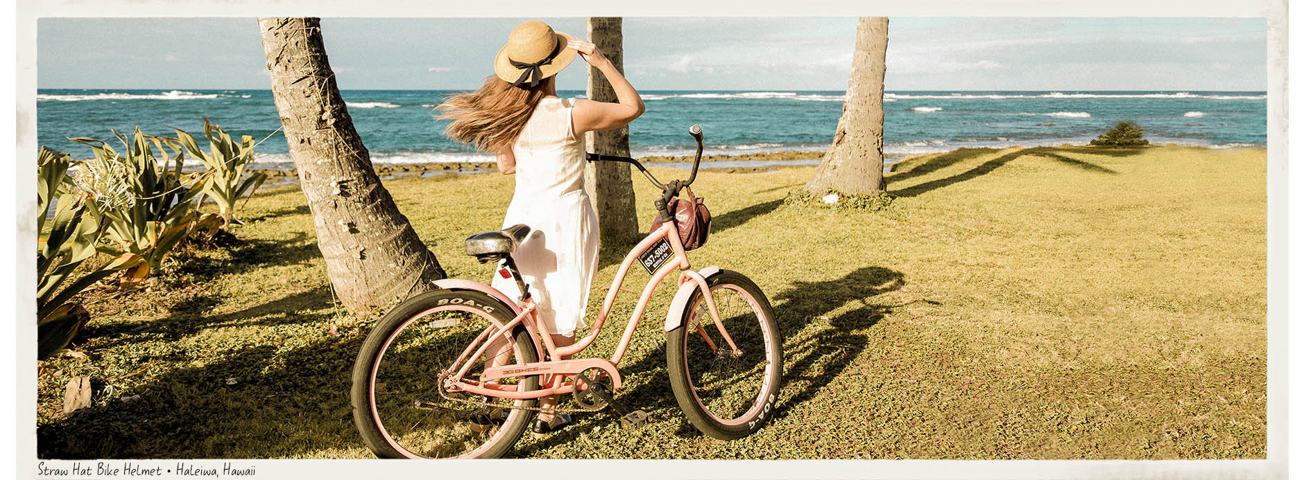 Bike Pretty Straw Hat Bike Helmet