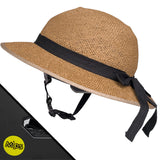 MIPS Helmet + Classic Straw Hat Bike Helmet Cover