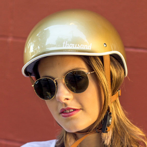 Thousand bike helmet gold new arrivals