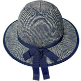 Thousand Helmet + Shibori Blue Straw Hat Helmet Cover