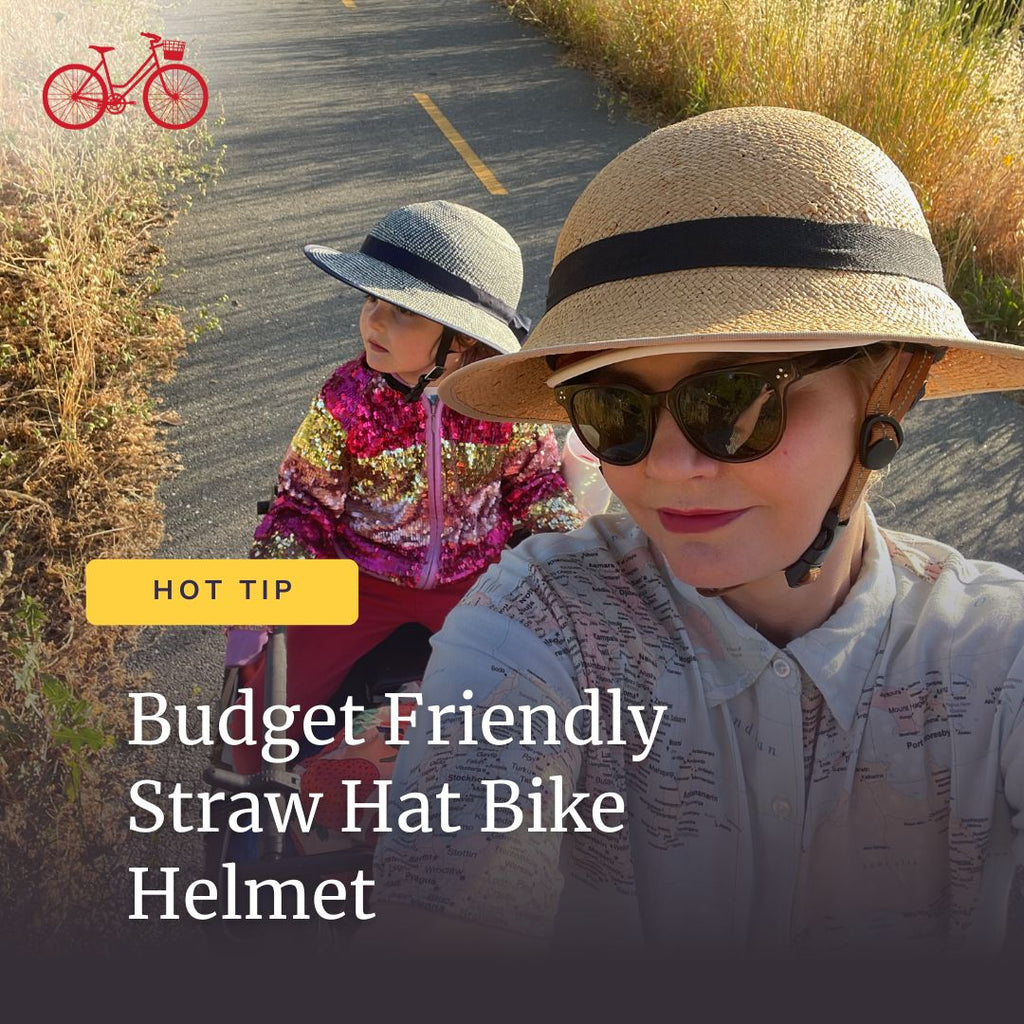 Budget Friendly Straw Hat Bike Helmet