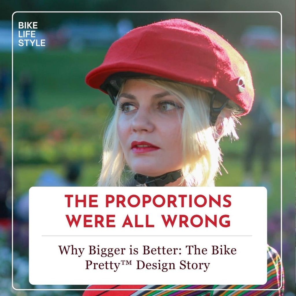 Why Bigger Is Better: The Design Story Behind the Bike Pretty™ Straw Hat Helmet Covers