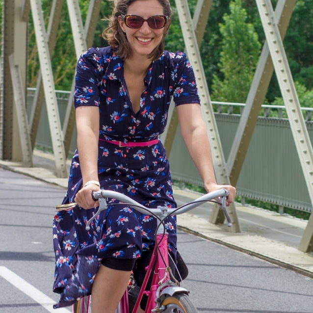 Fuchsia Mixte - Vintage Inspired Bike Fashion