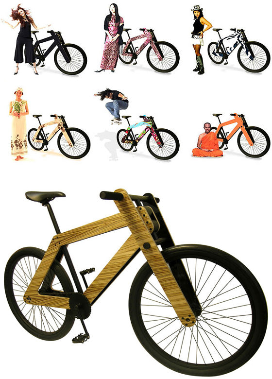DIY: Your Own Flat Pack Wood Bike