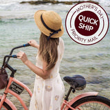 Quick Ship - Straw Hat Bike Helmet - Comfort
