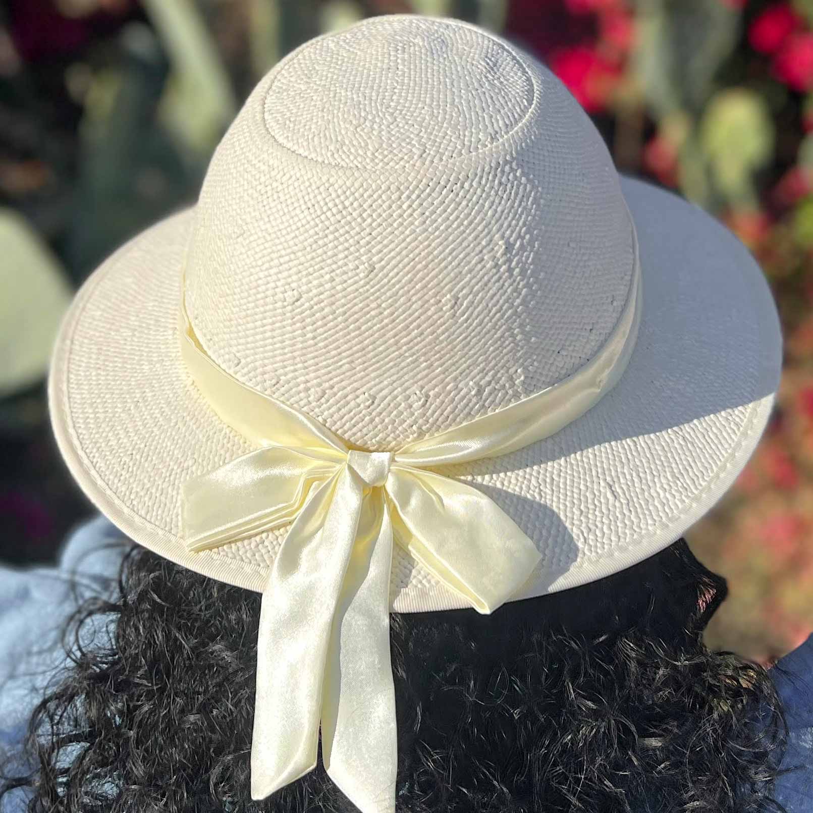 Straw Hat Helmet COVER ONLY - Ivory