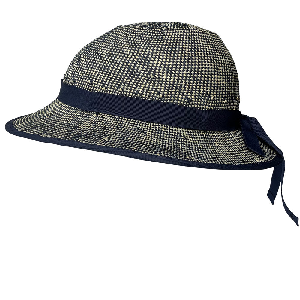 bike pretty straw helmet Straw Hat Helmet COVER ONLY Shibori Blue