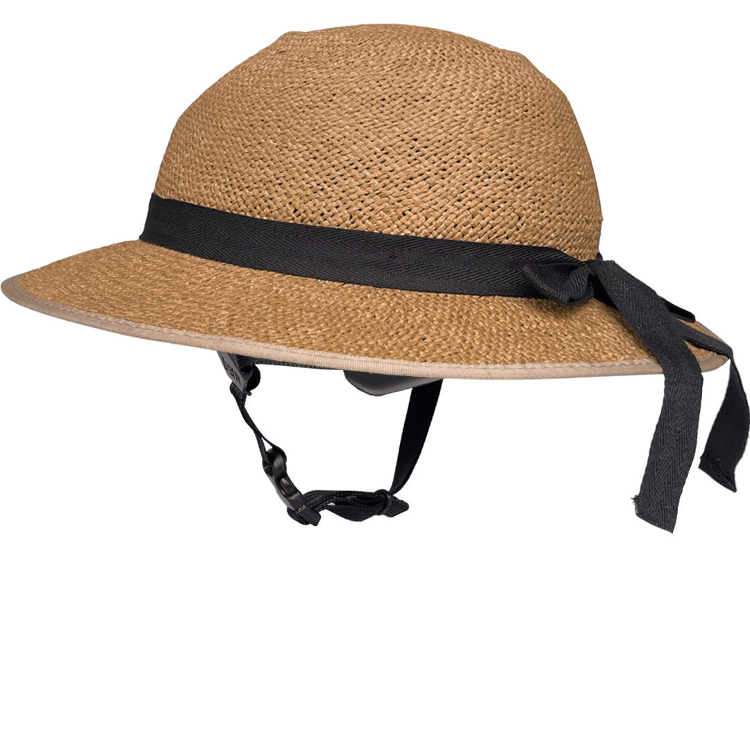 MIPS Helmet + Classic Straw Hat Bike Helmet Cover Large Helmet + Cover (23 ½