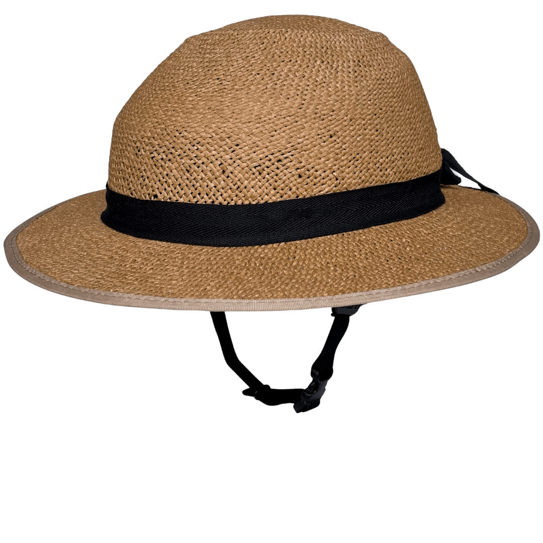 bike helmet looks like womens wicker MIPS Helmet + Classic Straw Hat Bike Helmet Cover Large Helmet + Cover (23 ½